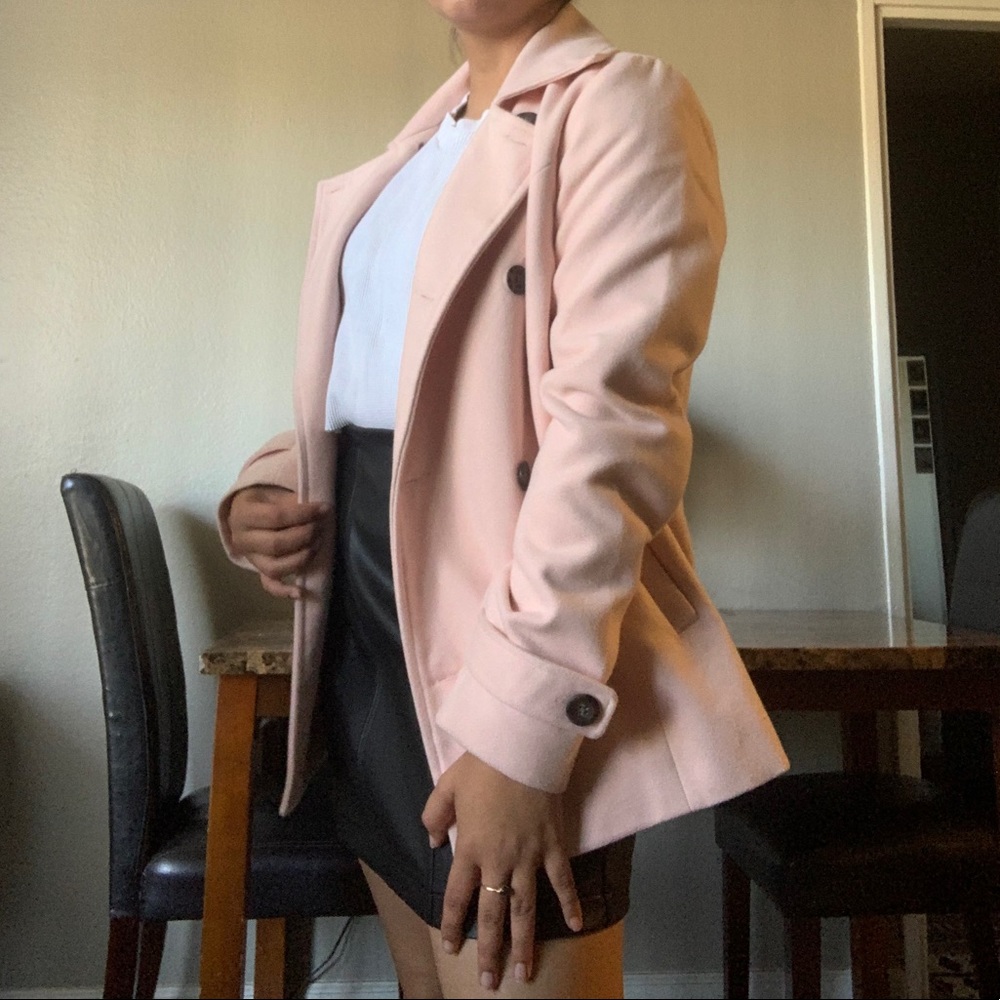 Blush pink coat🍰